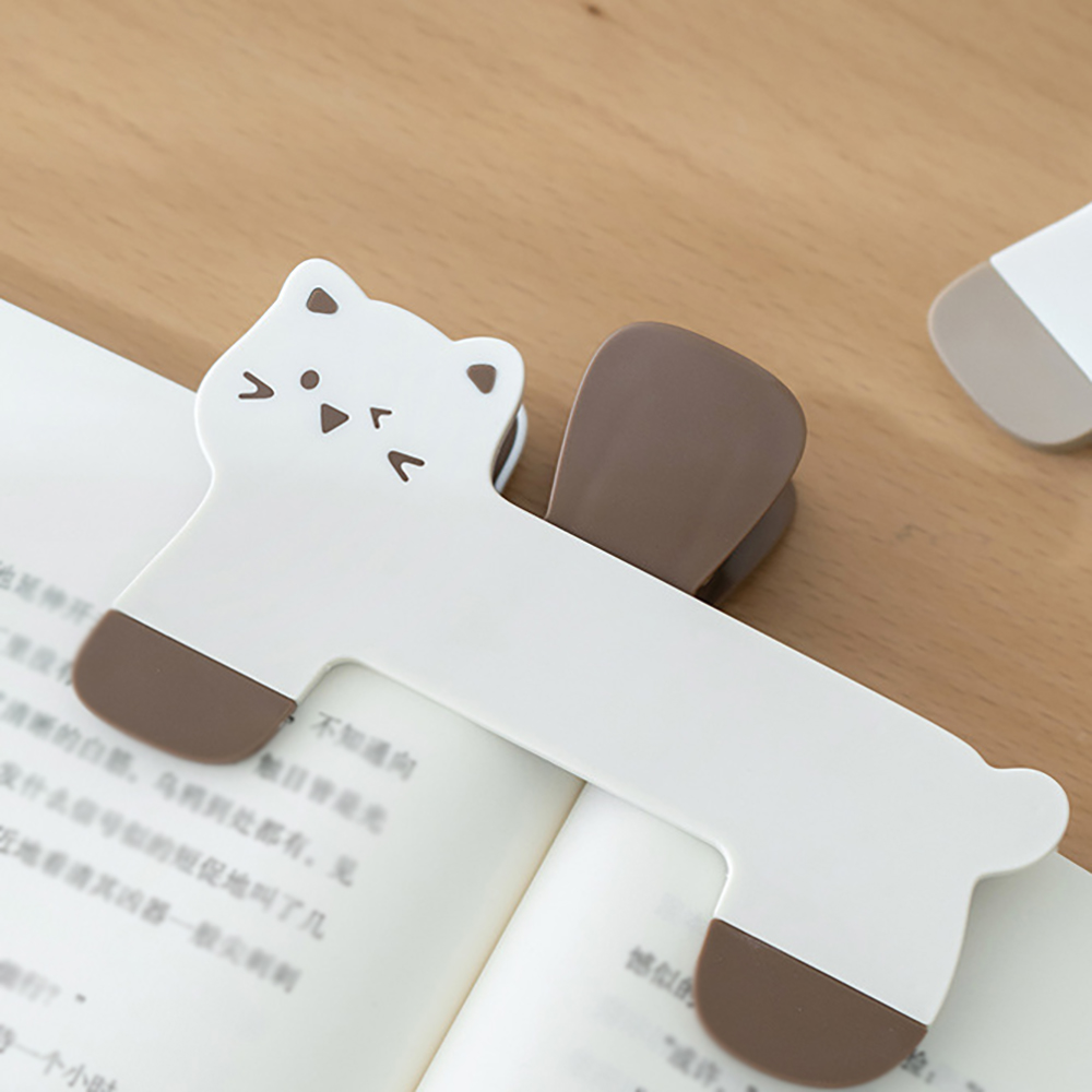 Stationery Books - Sevimli kedi kitap tutucusu, sabit kitap