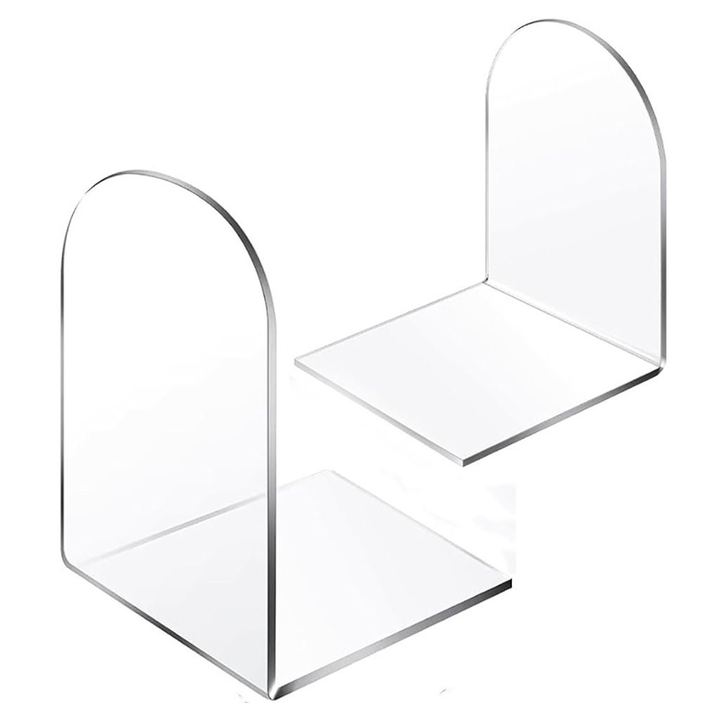 Clear Acrylic Book Stand Holder - Akrilik Kitap Rafları için Kitap Uçları