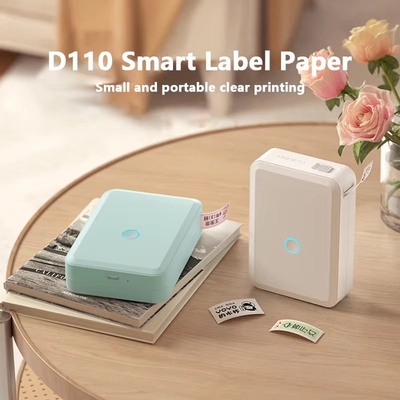 Mini Pocket Thermal Printer Paper Roll - Niimbot D110 Mini Taşınabilir Termal Kendinden