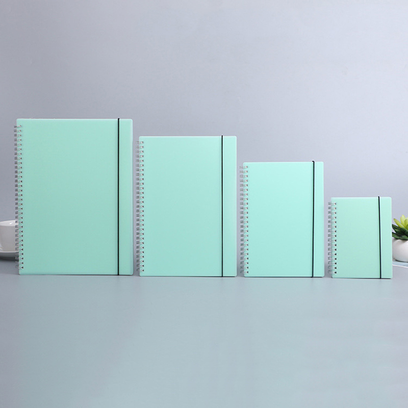 A5 Spiral Dotted Grid Notebook - A6 A5 B5 A4 Yeşil Spiral