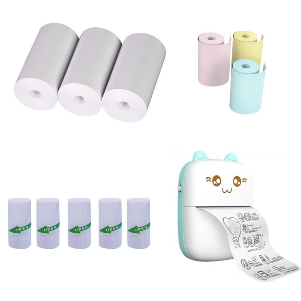 57x25 MM Termal Kağıt Etiket K - Mini Pocket Thermal Printer Paper Roll incelemesi ve fiyatı
