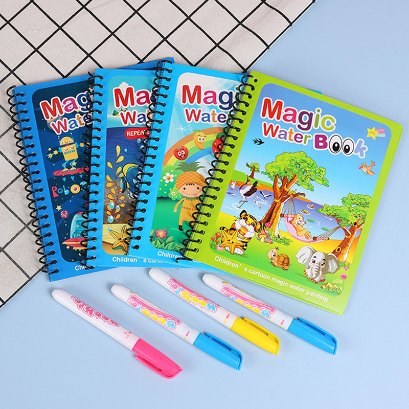 Sihirli Su Kitabı Kalemli Part - Reusable Water Magic Coloring Book incelemesi ve fiyatı