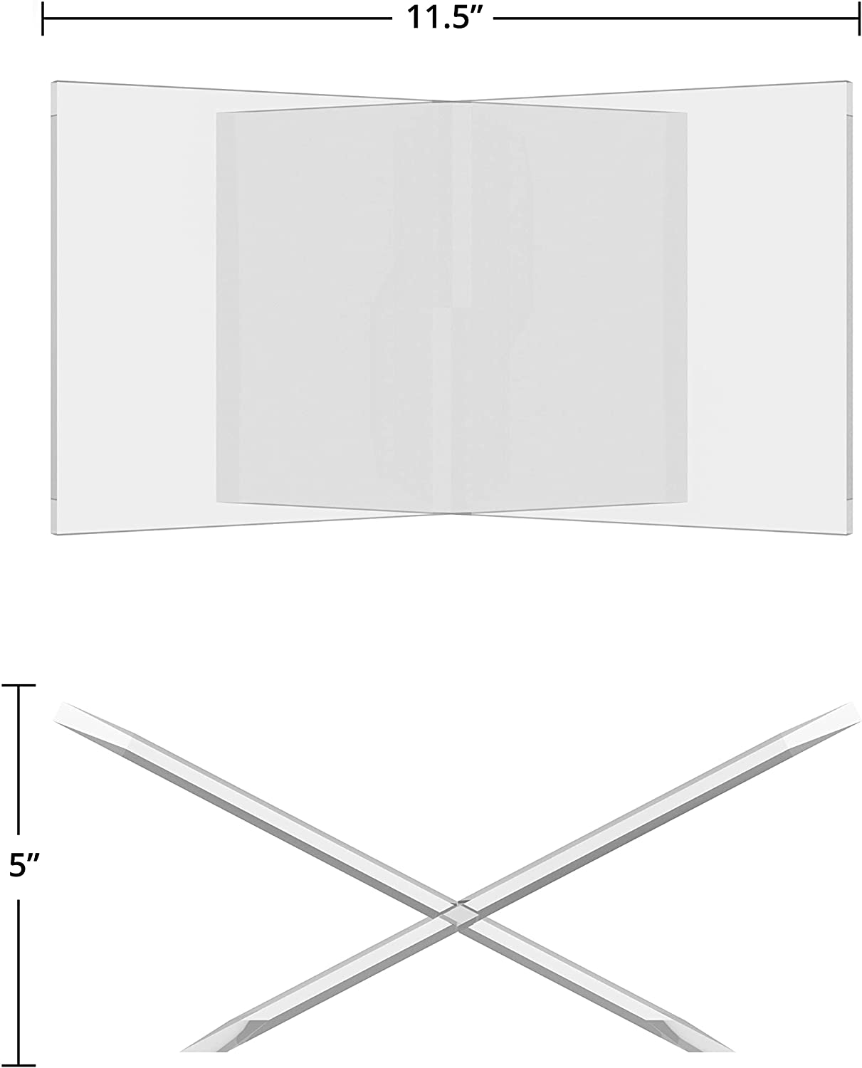 Şeffaf Akrilik Açık Kitap Serg - Clear Acrylic Book Stand Holder incelemesi ve fiyatı