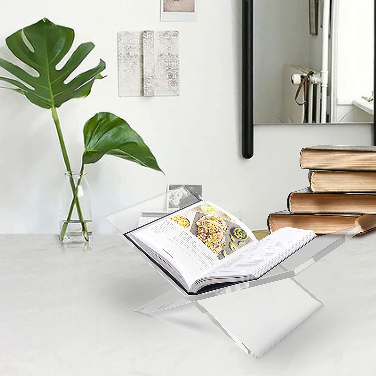Şeffaf Akrilik Açık Kitap Serg - Clear Acrylic Book Stand Holder incelemesi ve fiyatı