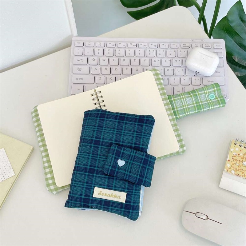 Yeşil Beyaz Gingham Desenli El - Stationery Books incelemesi ve fiyatı