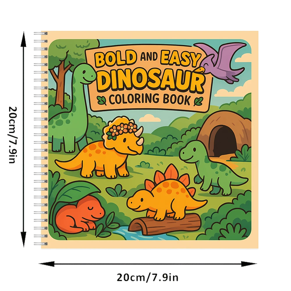 Yetişkinler için Kolay Dinozor - Adult Coloring Book Stress Relief incelemesi ve fiyatı