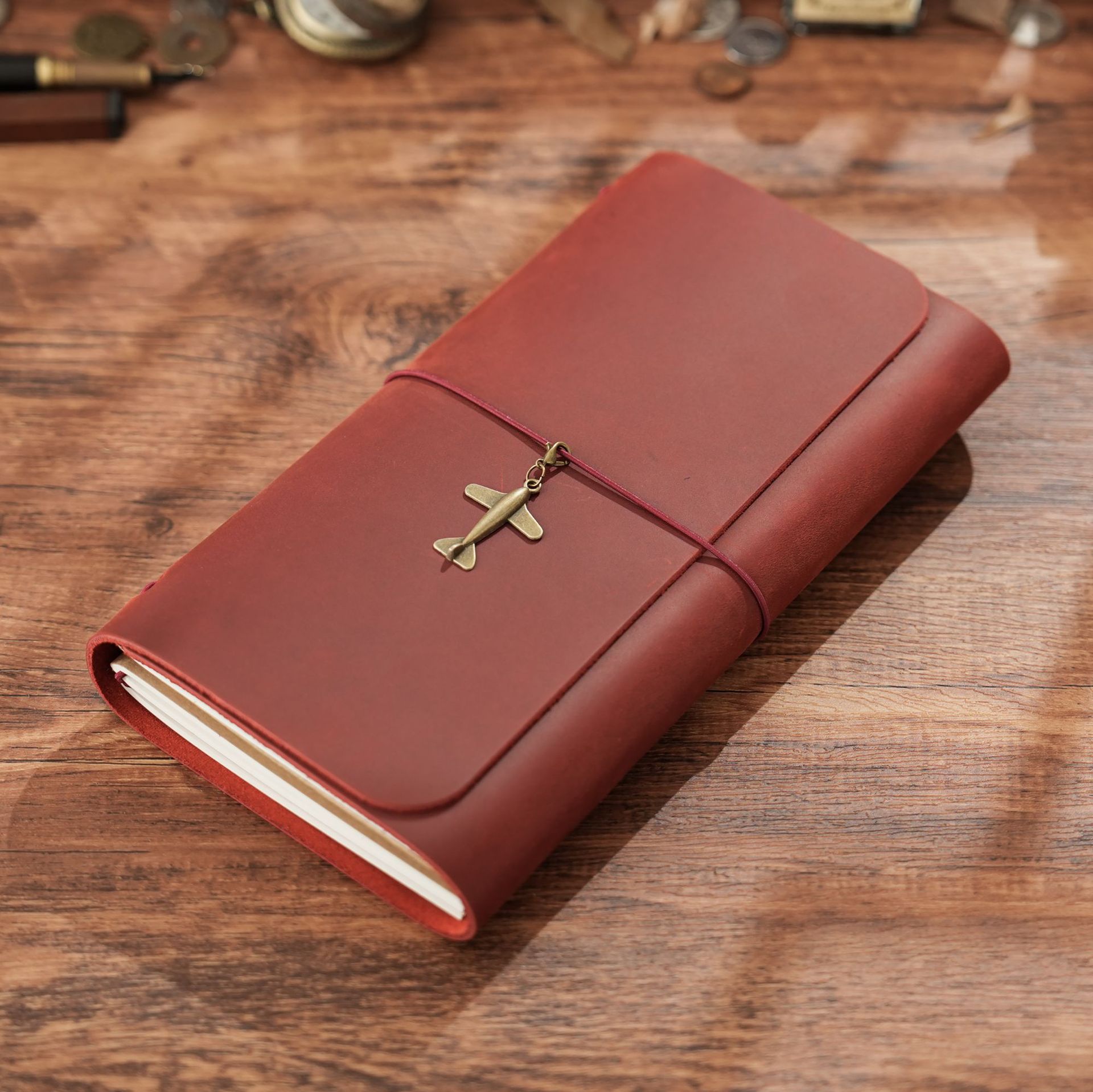 Yeni Varış Üçlü Katlanır TN Ge - Vintage Leather Journal Notebook incelemesi ve fiyatı