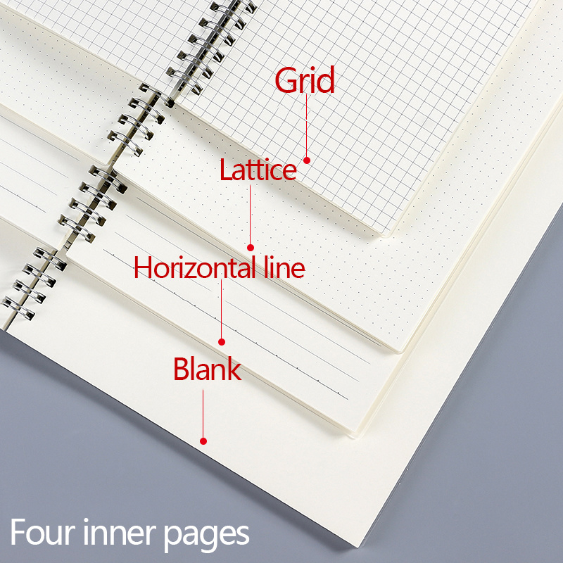 A5 A6 B5 Spiral kitap bobin Di - A5 Spiral Dotted Grid Notebook incelemesi ve fiyatı