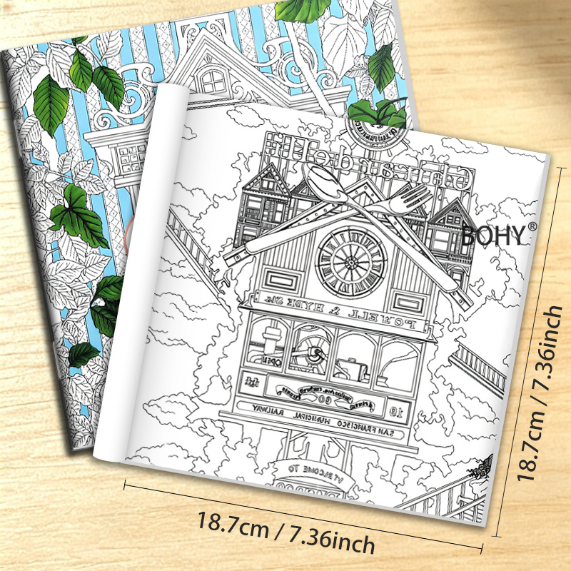Zaman Yolculuğu Temalı Boyama  - Adult Coloring Book Stress Relief incelemesi ve fiyatı