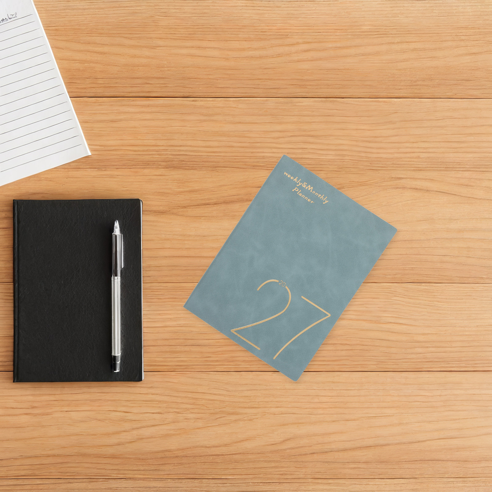 2027 Haftalık Aylık Planlayıcı - A5 Spiral Dotted Grid Notebook incelemesi ve fiyatı