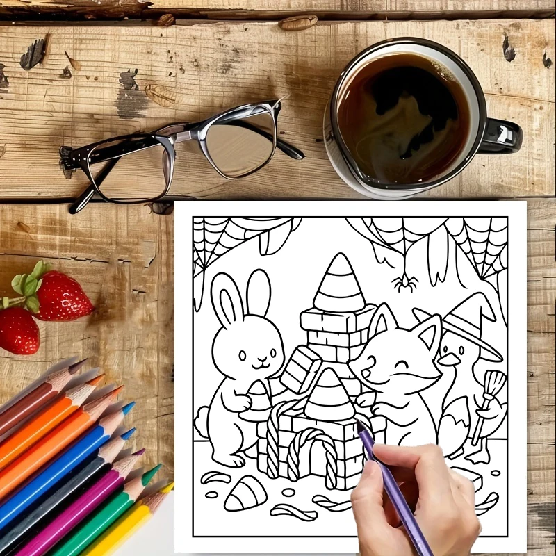 Yetişkinler İçin Çok Sevimli K - Adult Coloring Book Stress Relief incelemesi ve fiyatı
